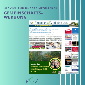 Service für unsere Mitglieder – Gemeinschaftswerbung