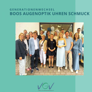 Generationswechsel bei Augenoptik Uhrenschmuck Boos